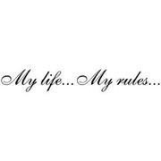 My life my rules тату эскиз